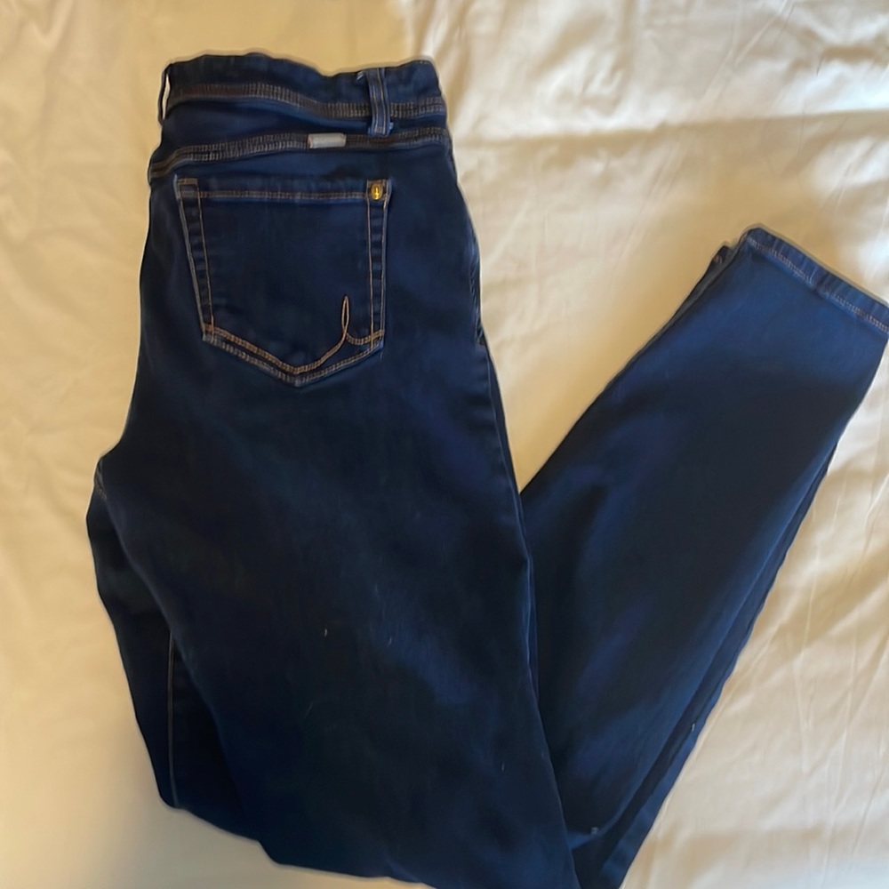 Dark skinny jeans size 10 long